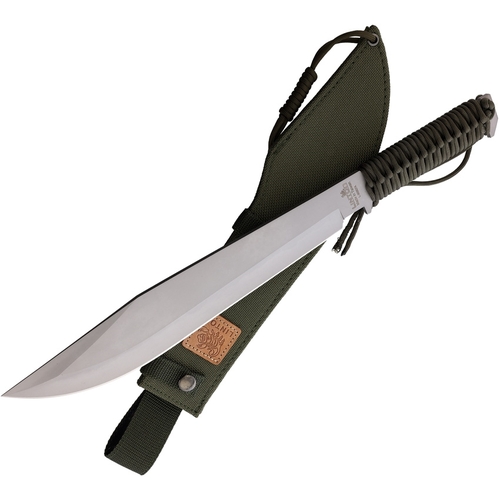 Linton Cutlery Tactical Survival Machete | 12" Stainless Full Tang Blade L90007A