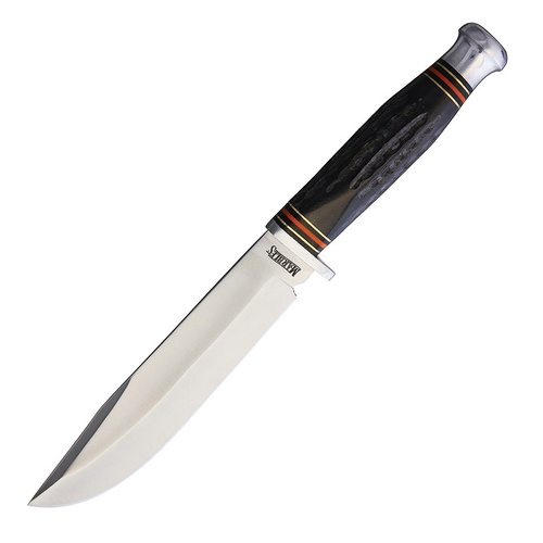 Marbles Horn Handle Bowie Hunting Knife