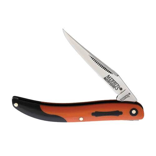 Marbles Tiny Toothpick Folding Knife | Blaze Orange G10 Handles