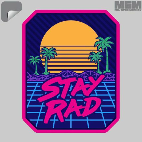 MSM Stay Rad Decal - Full Colour
