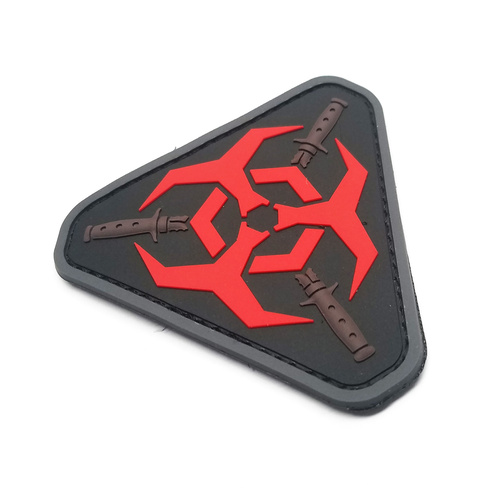 MSM Outbreak Response PVC Morale Patch - Red