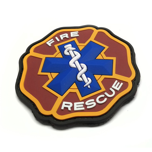 MSM Fire Rescue PVC Patch - Fire