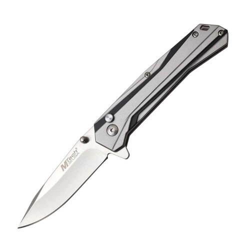 MTech Electron Button Lock Flipper Folding Pocket Knife MT1109GY