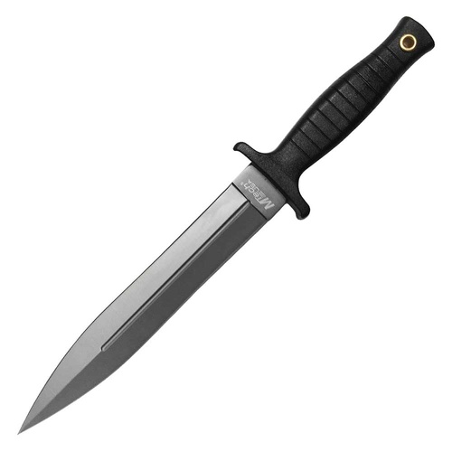 MTech Grey Outlaw Boot Knife | 11.25" Overall, Titanium Finish, MT2077GY