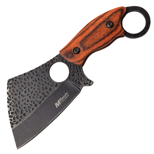 MTech Fixed Blade Cleaver Knife - Brown