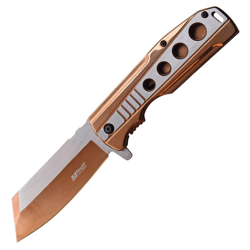 MTech Steampunk Bronze Framelock Folding Knife | MTA1107BZ