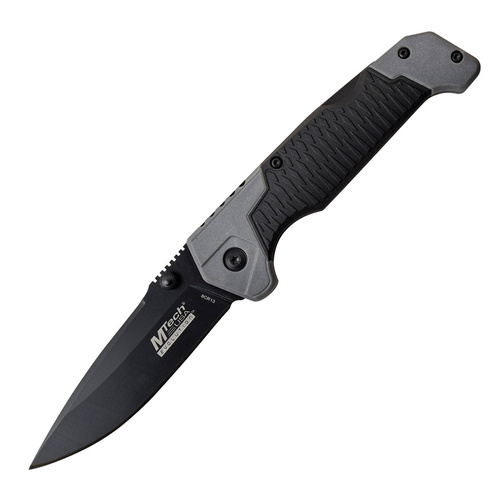 MTech Evolution Lockback Grey Folding Knife | 3.5" Blade, 8Cr13MoV Stainless Steel, MTEFDR015GY
