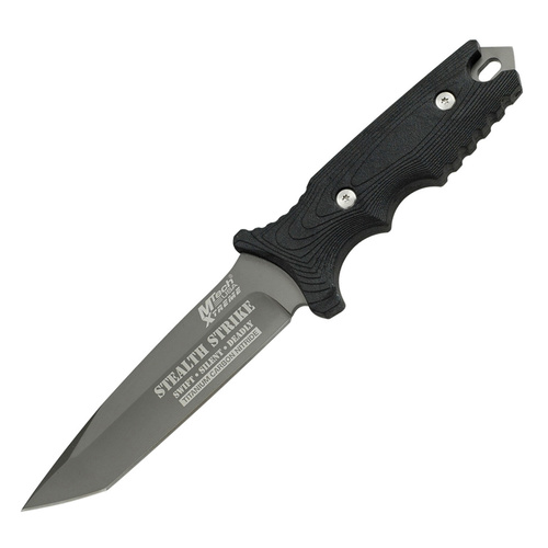 MTech Xtreme Stealth Strike Fixed Blade Knife | 10" Overall, Titanium Nitride Finish, MTX8071