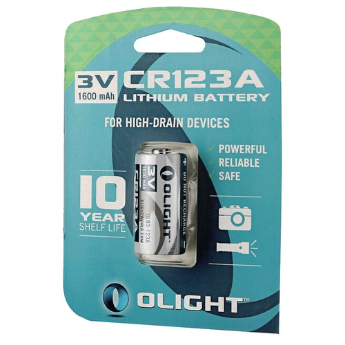 Protected CR123a Li-Ion Batteries - 1600 mAh