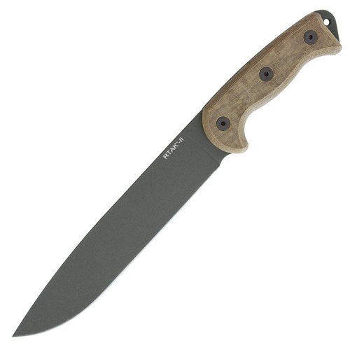 Ontario RTAK-II Survival Knife | 17" Overall, Drop Point Blade, Carbon Steel, ON8669