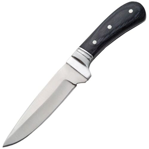 Wild Deer Hunter Full Tang Outdoor Hunting Knife w/ Leather Sheath PA203084