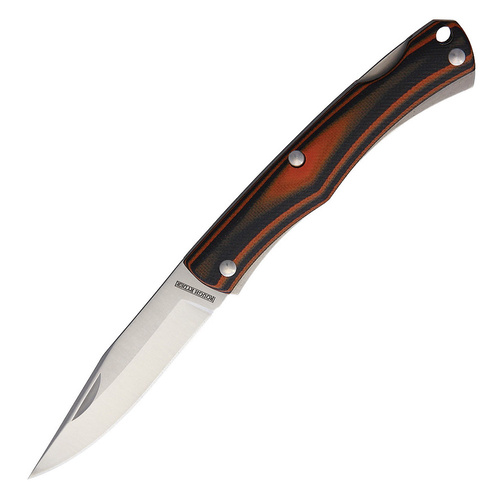 Rough Rider County Lockback Orange / Black Pocket Knife