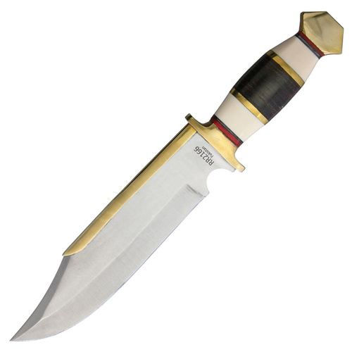 Rough Rider Brass Spine Fixed Blade Bowie Knife