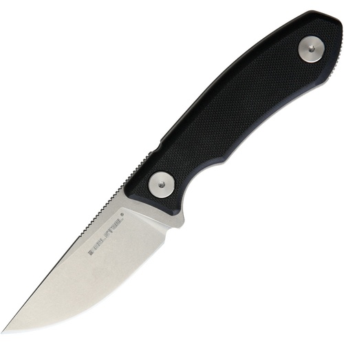 Real Steel Receptor Neck Knife SW | 6.75" Overall, Stonewash Finish, G10 Handle, RS3550