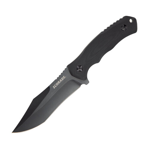 Schrade Steeldriver Fixed Blade Full Tang AUS-8 Stainless Recurve Clip Point SCH1136030