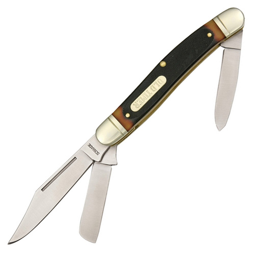 Schrade Old Timer Lumberjack Folding Pocket Knife | 7Cr17HC Stainless Steel, SCH858OT