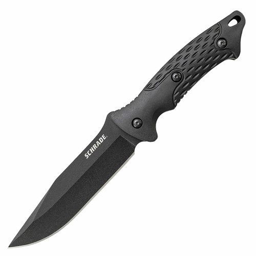 Schrade F30 Clip Point Fixed Blade Knife | 9.7" Overall, 8Cr13MoV Stainless Steel, SCHF30