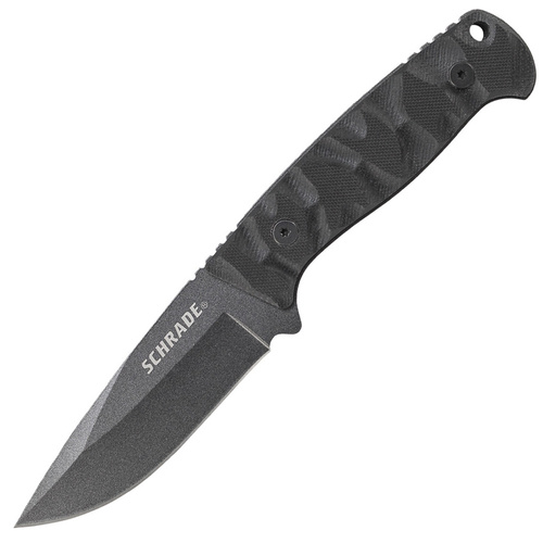 Schrade SCHF59 Fixed Blade Knife | Full Tang, 8.39" Overall, 65Mn High Carbon Steel