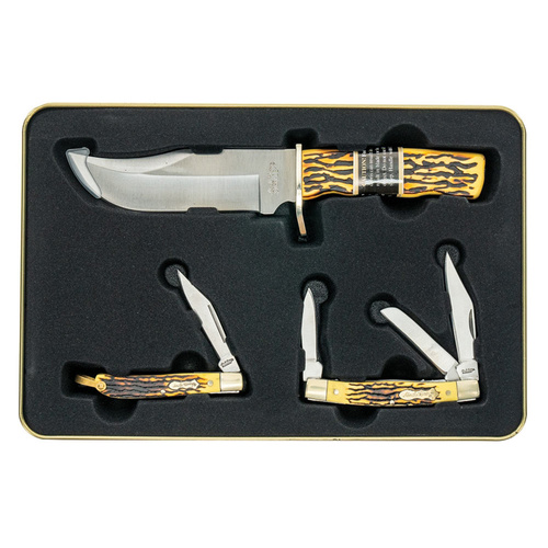 Schrade Uncle Henry 3 Piece Knife Gift Set
