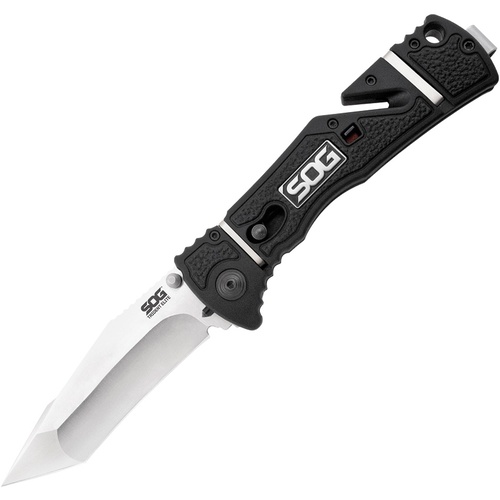 SOG Trident Elite Tanto Folding Knife | 8.7" Overall, AUS8 Stainless Steel, SOGTF103BX
