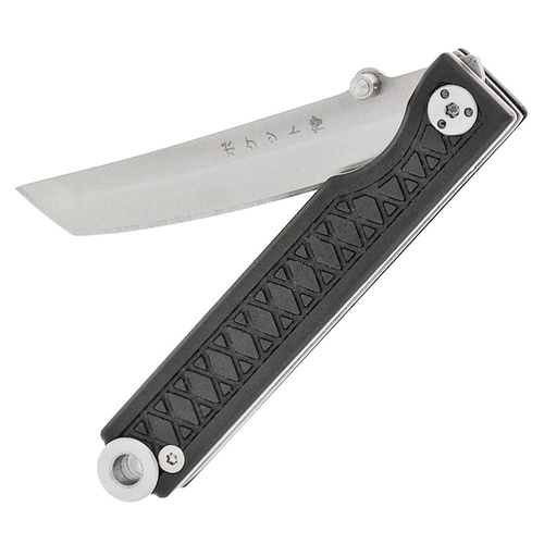 StatGear Pocket Samurai Black Keychain Folding Knife | 440C Stainless Steel, STAT102