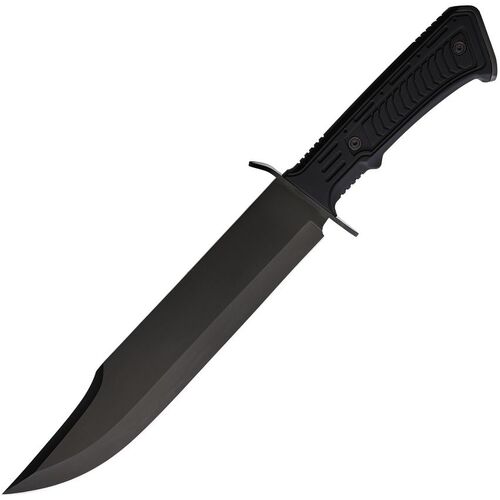 S-TEC Midnight Bowie Tactical Fixed Blade Knife w/ Nylon Sheath STT2241902