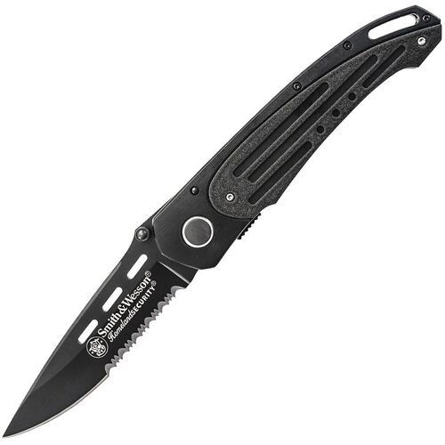 Smith & Wesson Homeland Security Linerlock Tactical Folding Pocket Knife SW480BS