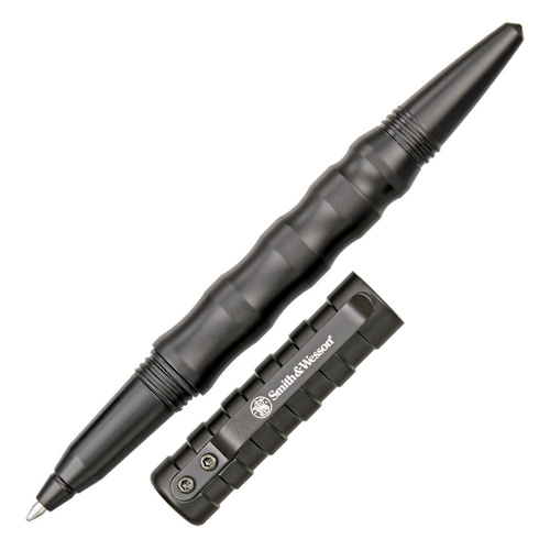 Smith & Wesson Black Military & Police Tactical Pen Gen 2 | 6061 Aircraft Aluminium, SWPENMP2BK