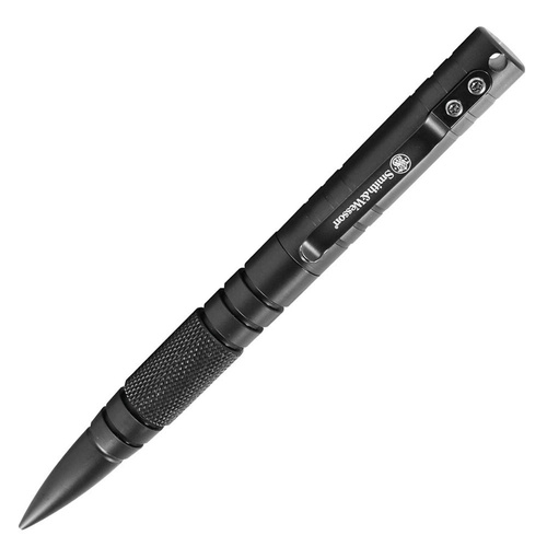 Smith & Wesson Black Military & Police Tactical Pen | 6061 Aircraft Aluminium, SWPENMPBK