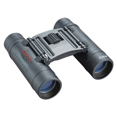 Tasco Essentials Binoculars 10x25 | 300ft @ 1000yds, Neck Strap, Carry Case