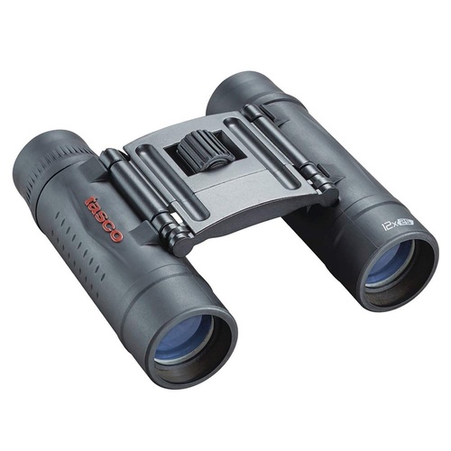 Tasco Essentials Binoculars 12x25 | 288ft @ 1000yds, Neck Strap, Carry Case
