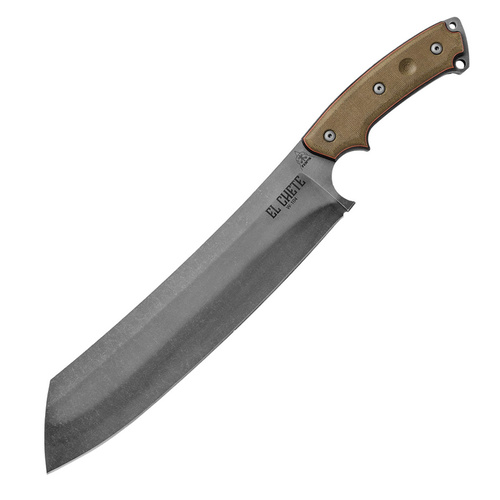 TOPS Knives El Chete Machete | 17.5" Overall, 1095HC Steel, Micarta Handle, TPELCH01