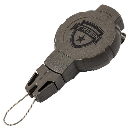 T-REIGN Large Carabiner Retractable Gear Tether Combo Includes 48 / 8 oz. Carabiner Retractable Tether with Universal, Electronics and Split Ring End Fitting Attachments 
