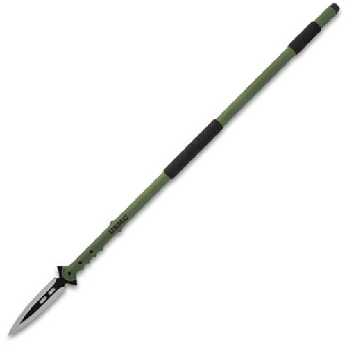 United Cutlery USMC Survival Spear 44.5in Two-Tone Stainless Blade