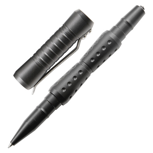Uzi TP19 Titanium Tactical Pen | 5.5" Overall, Glass Breaker, Titanium Coated, UZITP19GM