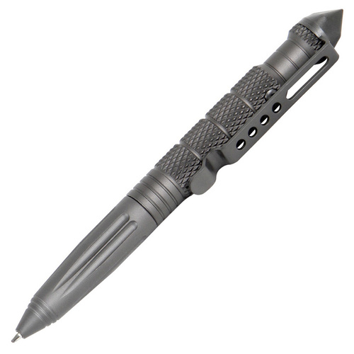 Uzi TP2 Defender Tactical Pen | 6" Overall, Aluminium Construction, Glass Breaker Crown, UZITP2