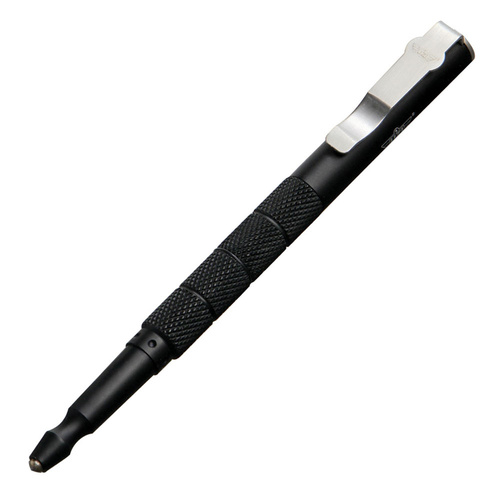 Uzi TP5 Tactical Pen 5 | 6.25" Overall, Glass Breaker, Aircraft Aluminium Construction, UZITP5BK