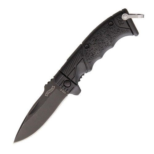 Walther Micro PPQ Linerlock Folding Knife | Spear Point, 440C Stainless Steel, WAL50769