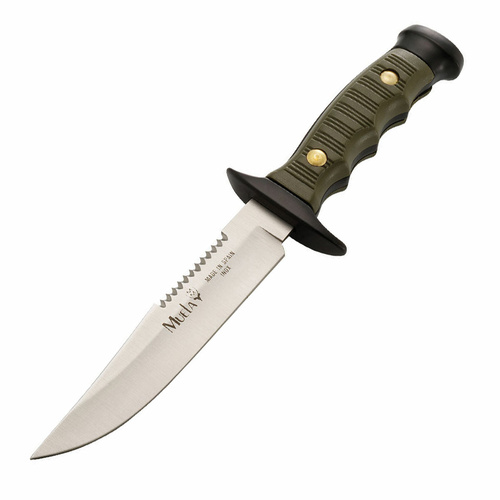 Muela Mountain Tactical Knife | 420HC Stainless Steel, Olive Drab Green, YM7122