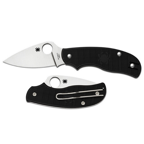 Spyderco Urban Leaf Lightweight Black Plain Blade